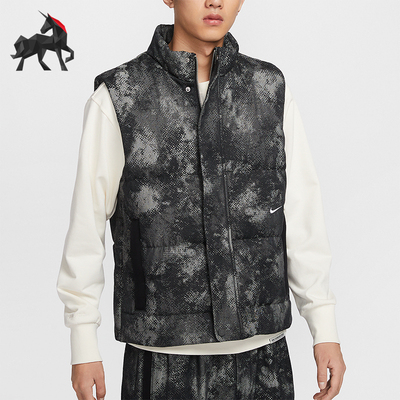 耐克男士时尚棉服马甲