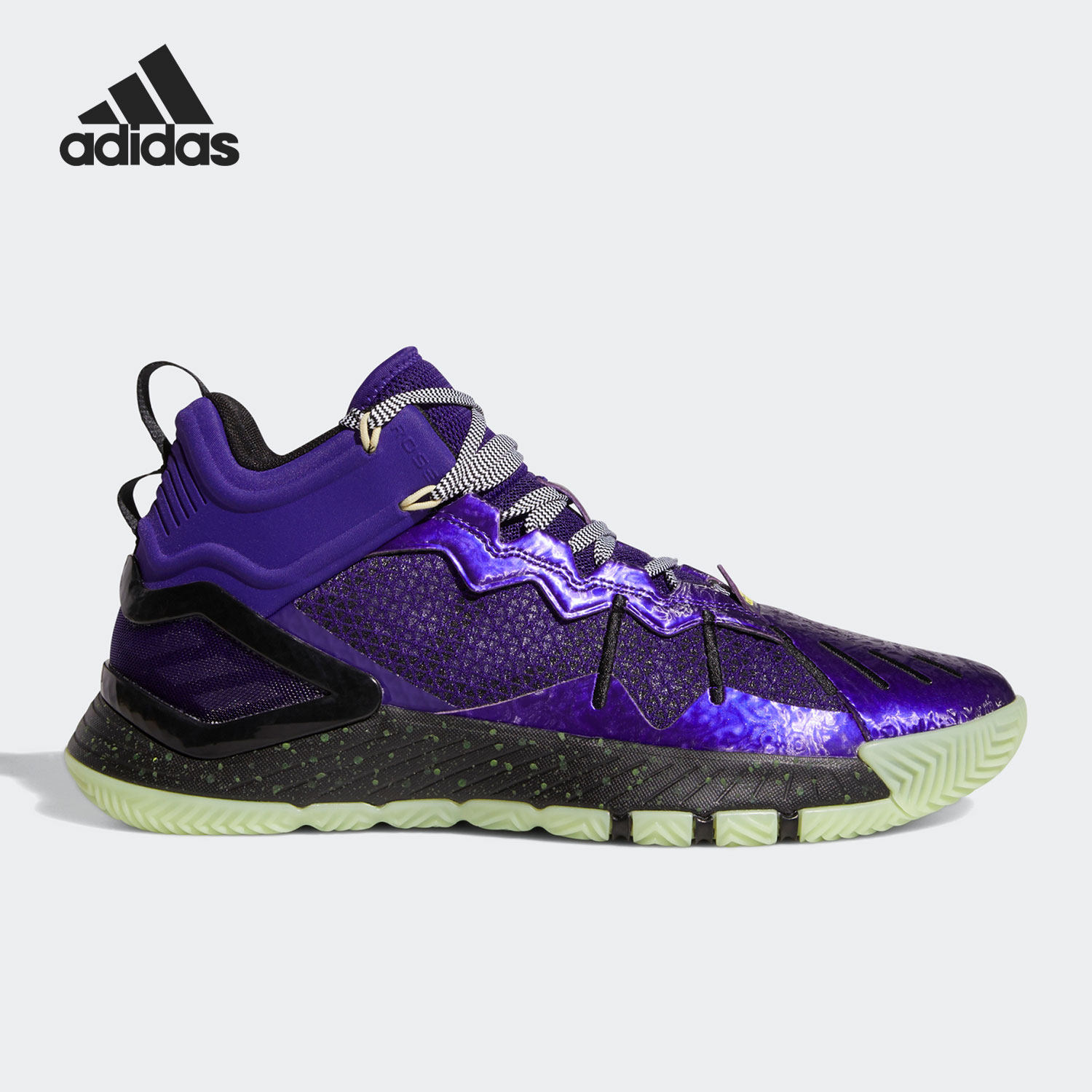 Adidas/阿迪达斯官方正品运动男子罗斯实战训练耐磨篮球鞋 GX2934