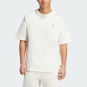 阿迪达斯正品 经典 2025夏季 Adidas 款 男士 简约针织休闲短袖 JL9240