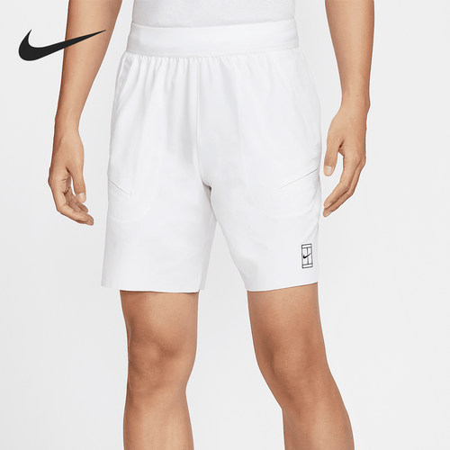 Nike/耐克正品Dri-FIT男士透气网球训练经典运动短裤FZ9323-100