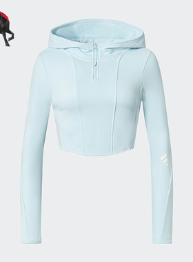 Adidas/阿迪达斯正品FUSTL W P HDY.女士修身连帽卫衣JY0218