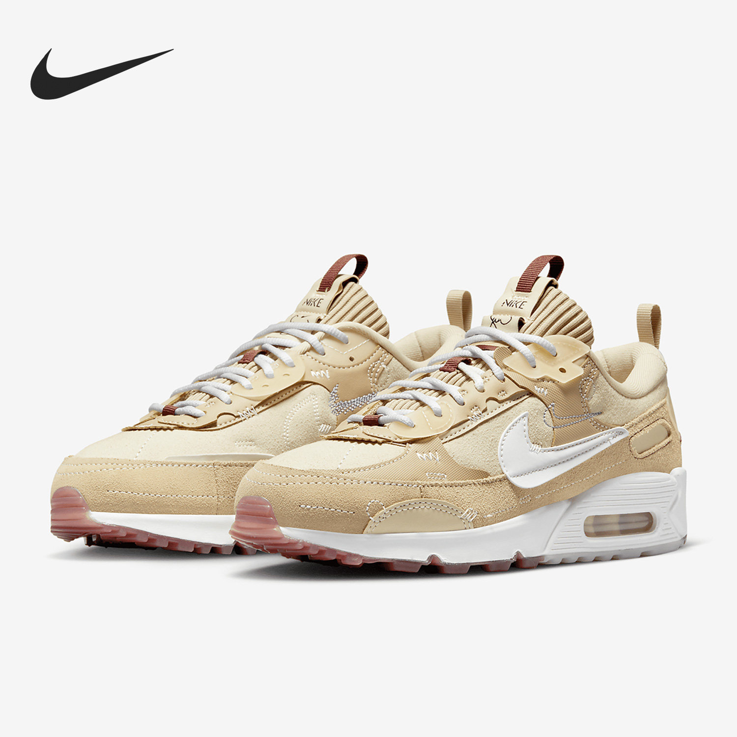 Nike/耐克正品Air Max 90女子轻便耐磨运动休闲鞋DX4221-200,运动鞋new,运动休闲鞋,淘宝优惠券,粉丝福利购,淘宝优惠卷