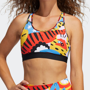 运动训练健身内衣文胸GU3559 Adidas 阿迪达斯正品 新款 女士经典