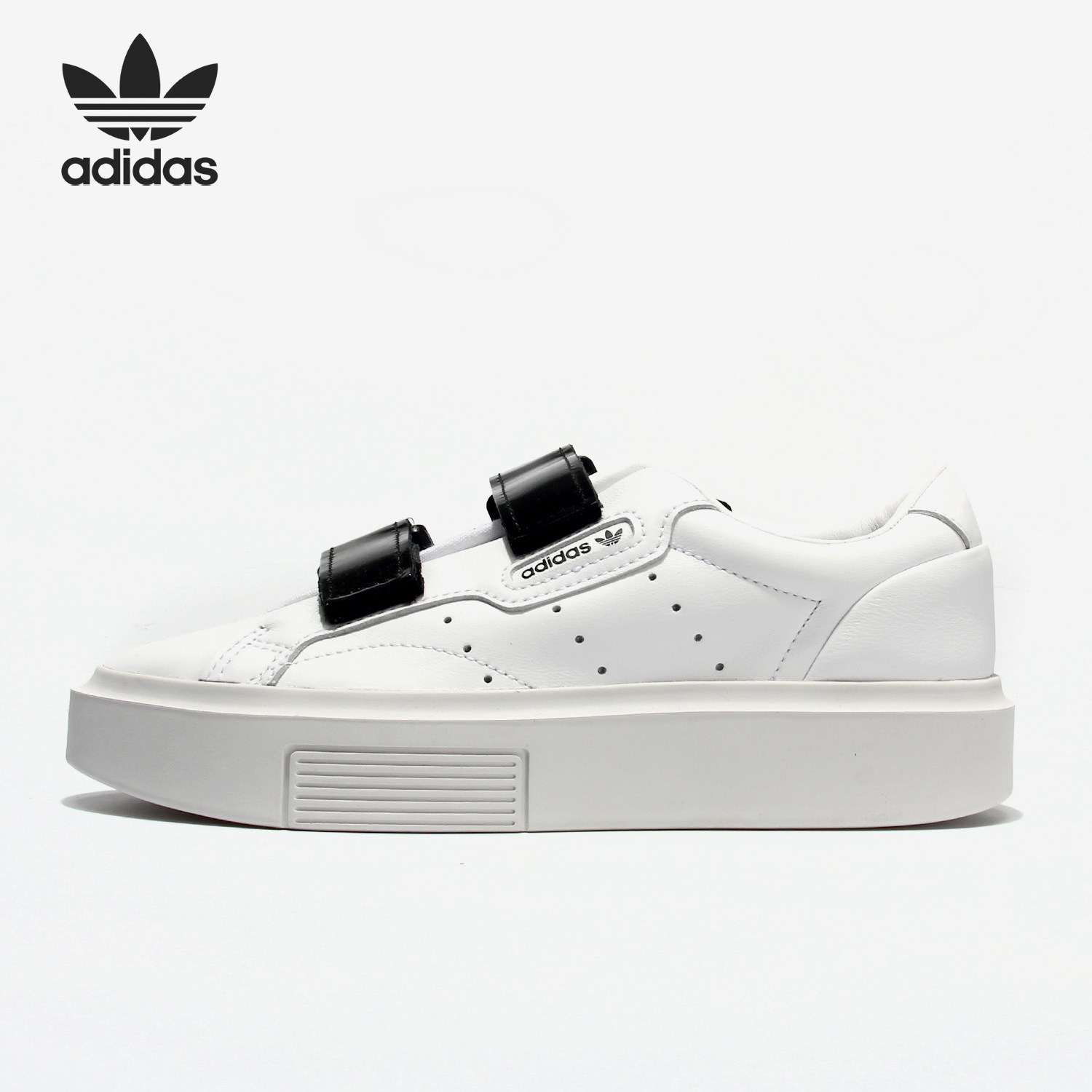 阿迪达斯男女厚底休闲板鞋