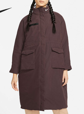 Nike/耐克官方正品 REVIVAL PARKA 女子中长款保暖棉服DD4651-203