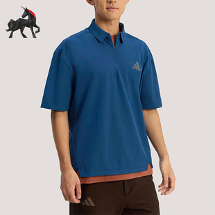 XPL 阿迪达斯正品 KD6870 户外经典 运动透气POLO衫 SS男士 Adidas