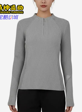 Adidas/阿迪达斯正品S新款女灰色运动休闲经典亲肤针织衫KR7548