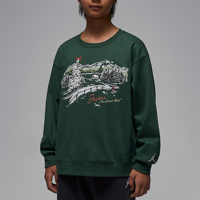 Nike/耐克正品2025秋季款大童耐穿运动套头日常卫衣IQ9985-375