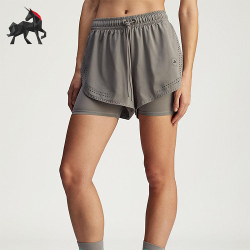 Adidas/阿迪达斯正品TPR 2IN1SH女士二合一透气运动短裤JI5220