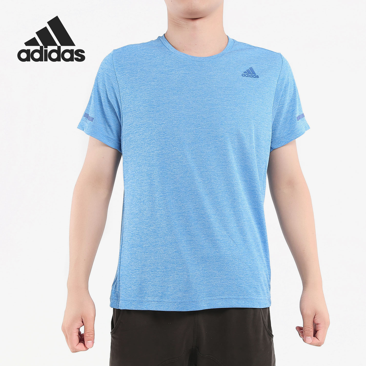 阿迪达斯男子夏季运动短袖T恤