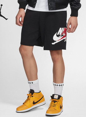 Nike/耐克官方正品JORDAN 男子宽松篮球运动五分裤 CJ1919-010
