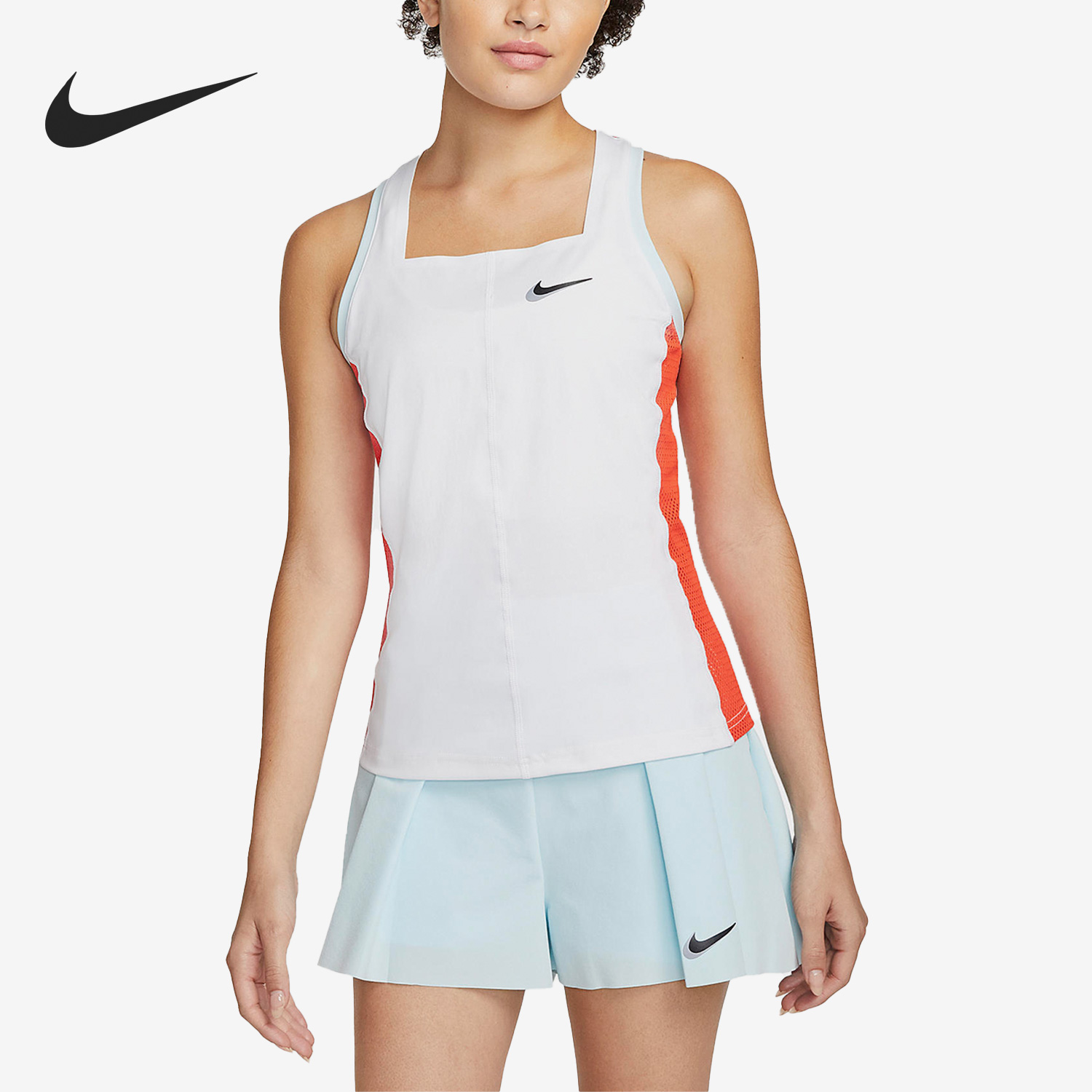 Nike/耐克正品夏季新款女子网球运动透气无袖背心DR6796-100
