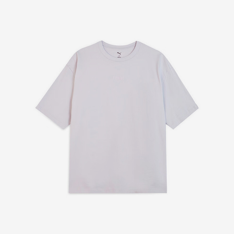 Puma/彪马正品2025男士日常圆领运动套头透气刺绣短袖690645-68