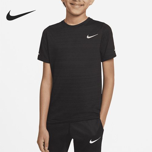 Nike/耐克正品夏季Dri-FIT大童运动圆领针织短袖T恤DD3055-010