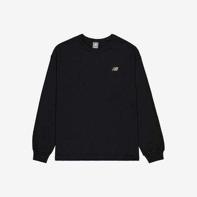 New Balance/NB正品2025新款男子潮流百搭运动长袖T恤NDE31101-BK