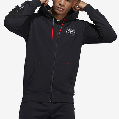 Adidas/阿迪达斯官方正品秋季新款男子运动休闲宽松外套HH8945