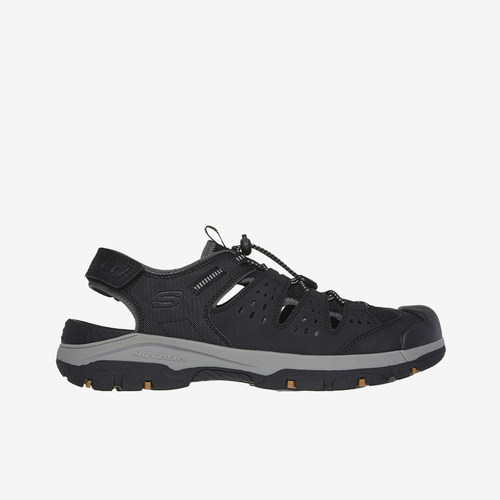 Skechers/斯凯奇正品春季新款男士镂空休闲透气一脚蹬凉鞋