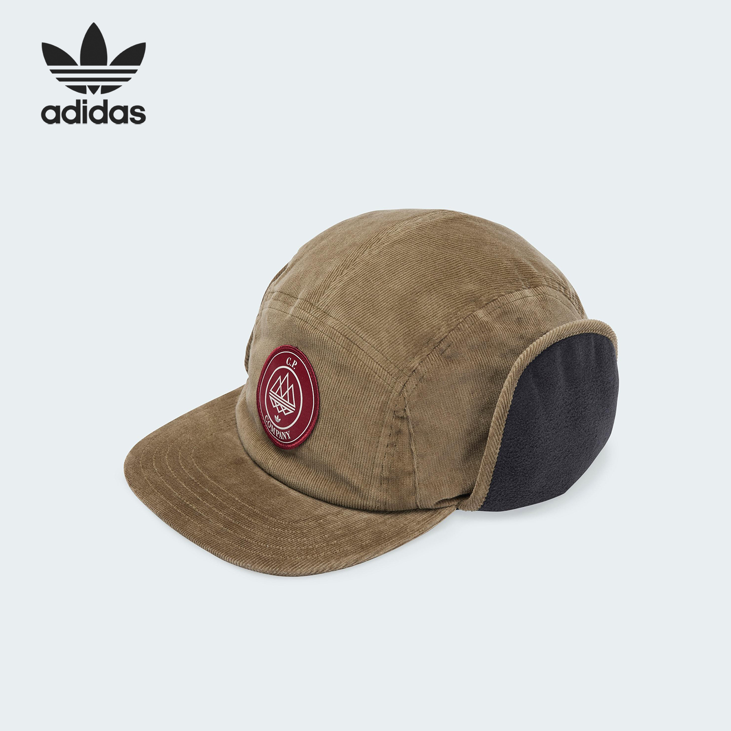 Adidas/阿迪达斯正品三叶草男士潮流休闲灯芯绒棒球帽JF3213