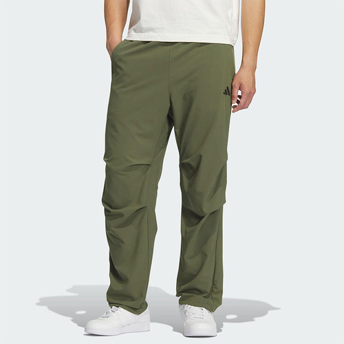 Adidas/阿迪达斯正品2025男士透气梭织运动休闲户外长裤KH3763