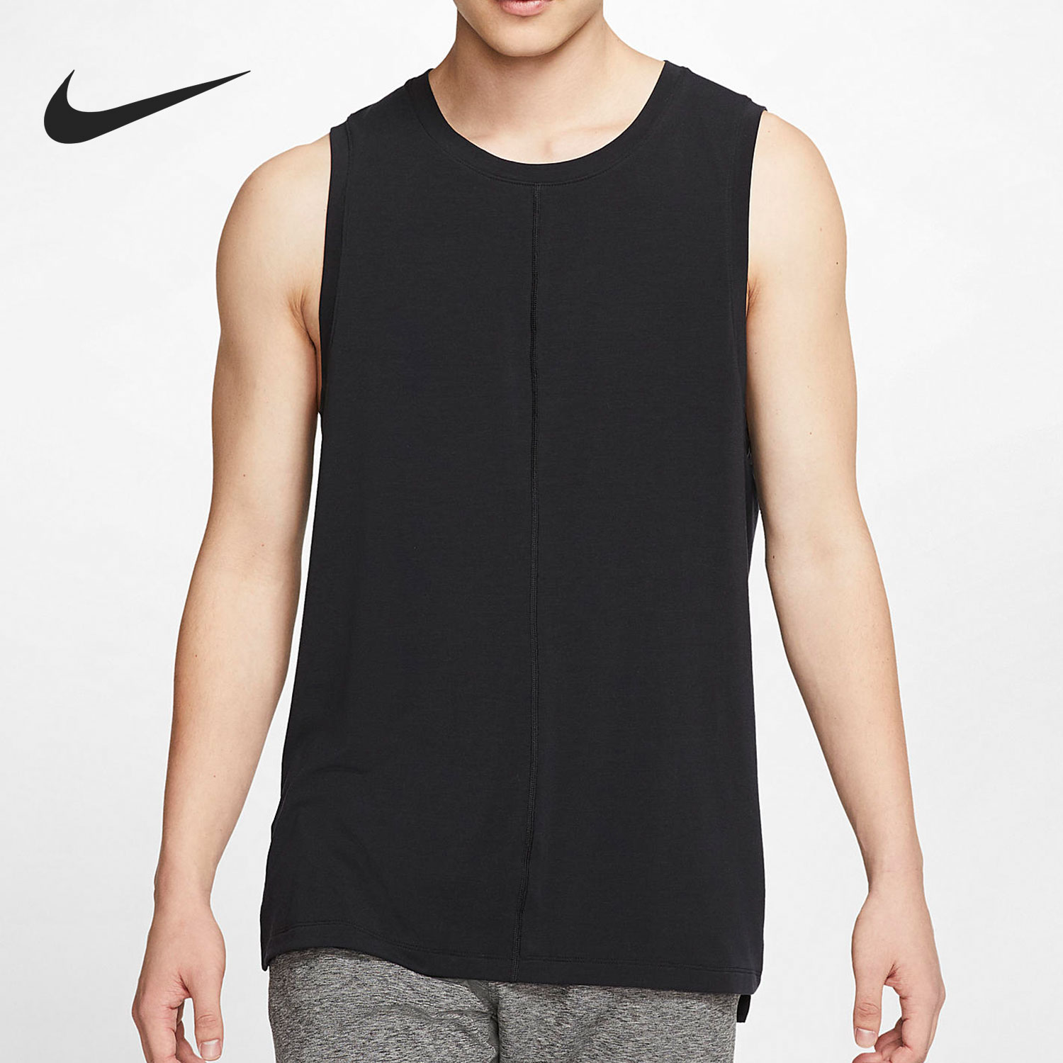 Nike/耐克正品YOGA 男子透气排汗瑜伽运动无袖背心 BV4037
