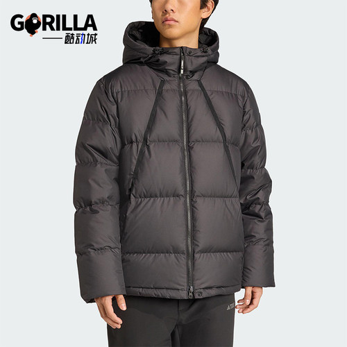 Adidas/阿迪达斯正品GOOSE DOWN JACKET男士休闲防风羽绒服JV6210