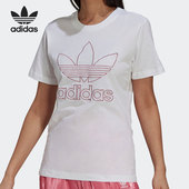 T恤 三叶草女子透气运动休闲短袖 H20469 阿迪达斯正品 Adidas
