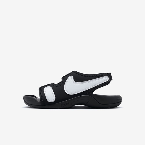 Nike/耐克正品一脚蹬沙滩凉鞋新款女黑白色经典凉鞋DX5544-002
