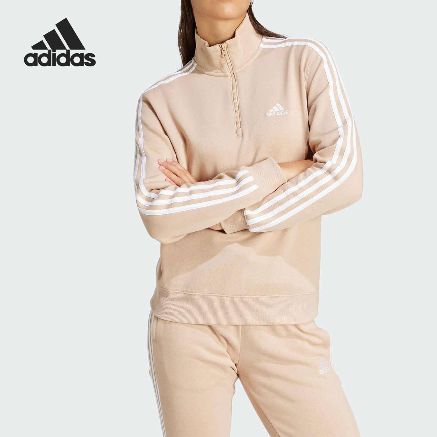 Adidas/阿迪达斯女士立领卫衣