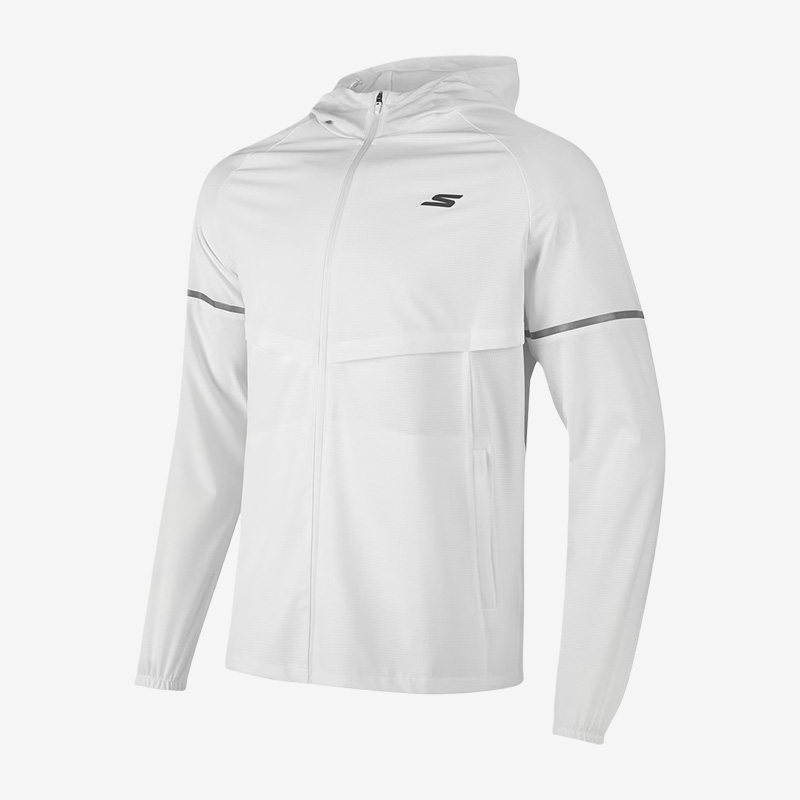 Skechers/斯凯奇正品夏季新款轻薄男子休闲运动连帽夹克,运动服/休闲服装,运动茄克/外套,淘宝优惠券,粉丝福利购,淘宝优惠卷