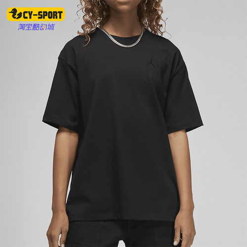 Nike/耐克正品女士徽标宽松运动短袖落肩运动经典袖T恤FN4500-010
