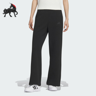 款 Adidas 阿迪达斯正品 2025秋季 KC0021 女士日常运动针织高腰长裤
