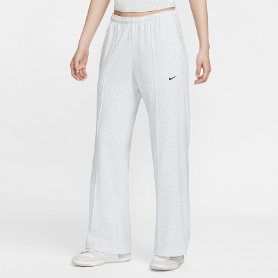 Nike/耐克正品Sportswear女士简约中腰法式毛圈直筒裤II3979-051
