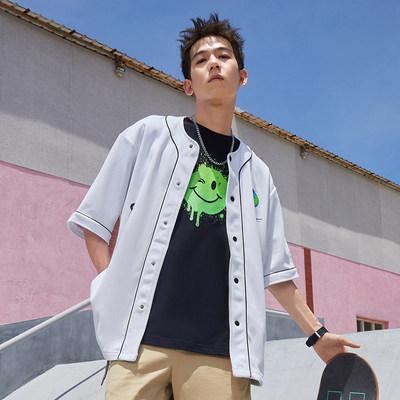 Lining/李宁正品x OG_SLICK联名款男子时尚宽松休闲外套AFDS281