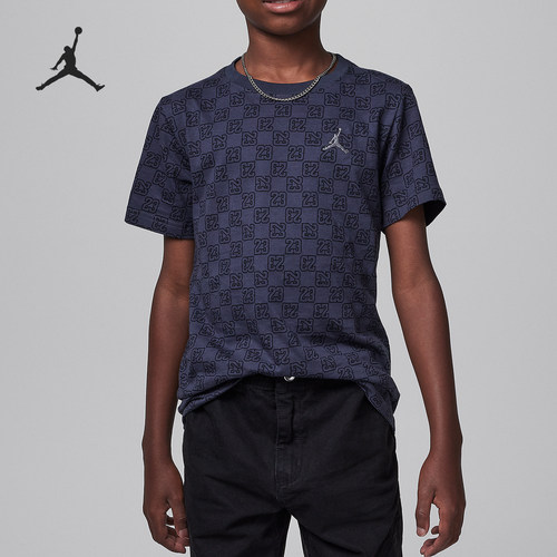 Nike/耐克正品JORDAN大童透气时尚休闲运动短袖HQ7232-010