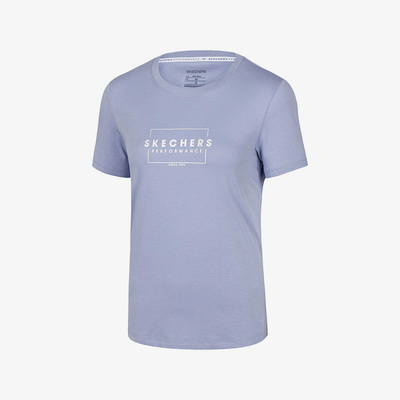 Skechers/斯凯奇正品新款时尚舒适透气女子休闲透气运动短袖,运动服/休闲服装,运动T恤,淘宝优惠券,粉丝福利购,淘宝优惠卷