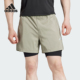 GYM 2IN1 S男士 IR8598 Adidas 运动健身短裤 阿迪达斯正品