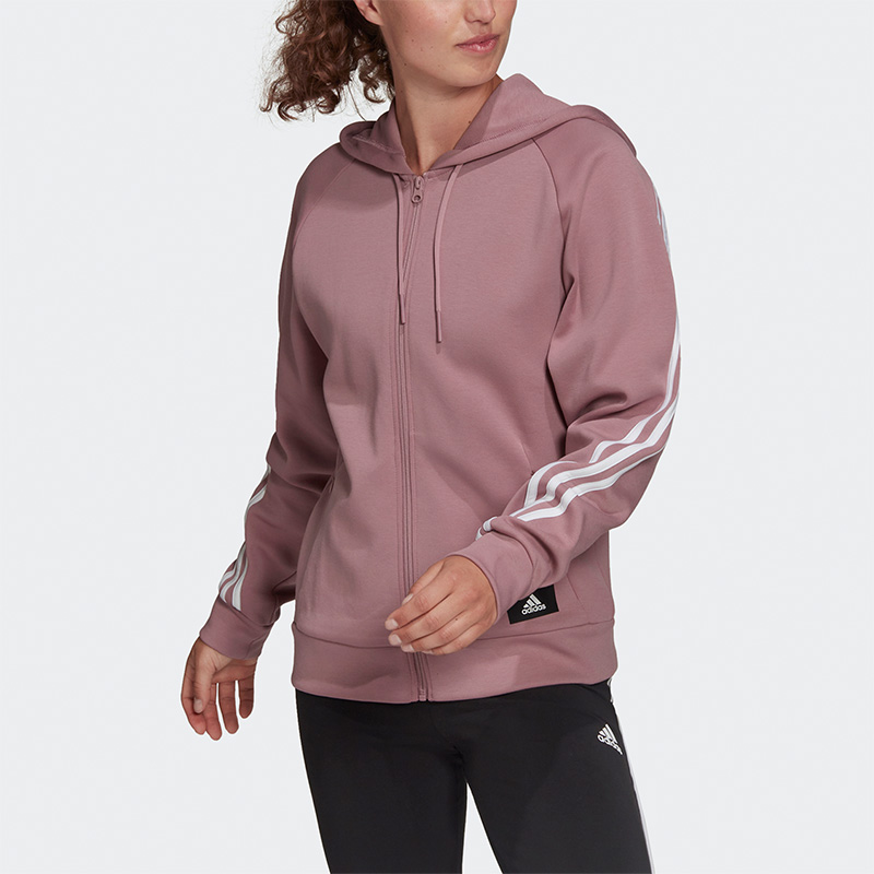 阿迪达斯女子连帽夹克外套