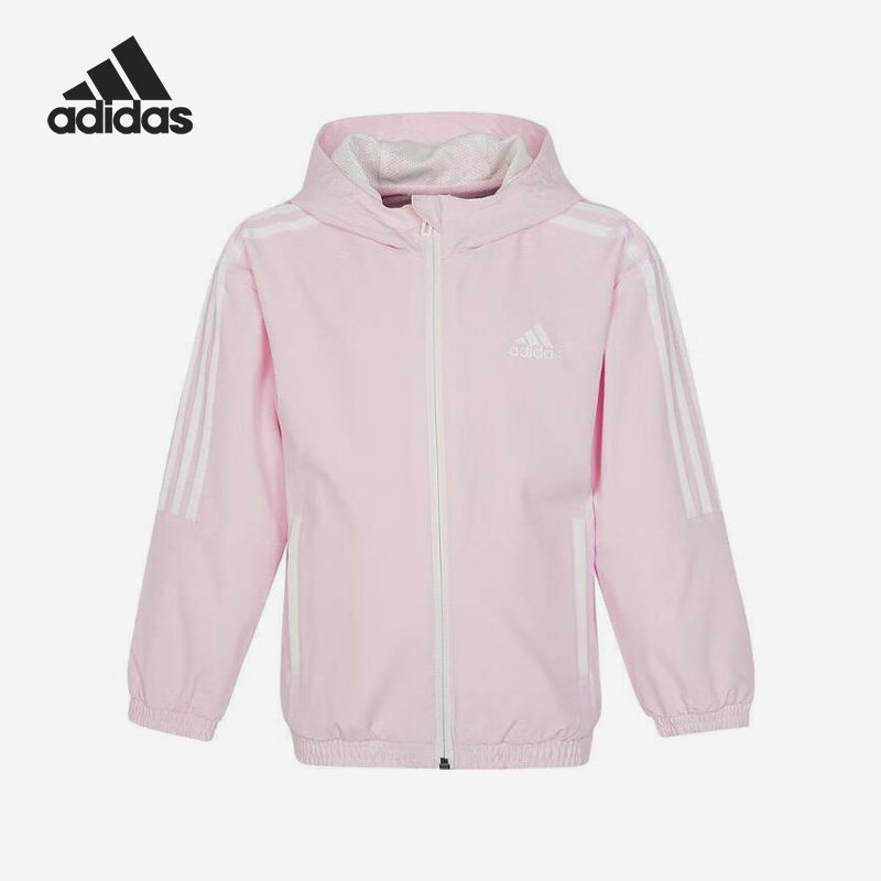 Adidas/阿迪达斯正品新款小童防风休闲连帽外套IN6550,童装/婴儿装/亲子装,普通外套,淘宝优惠券,粉丝福利购,淘宝优惠卷