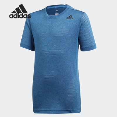 Adidas/阿迪达斯正品当季新款男大童训练运动短袖T恤CF7148