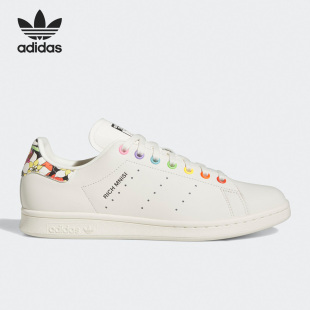 低帮耐磨休闲板鞋 Adidas 阿迪达斯官方正品 三叶草情侣款 ID7494