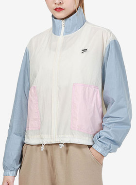 Puma/彪马官方正品当季新款女子立领撞色拼接运动外套 532726-73