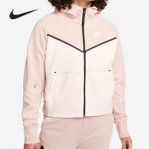 Nike/耐克官方正品新款女子连帽针织休闲运动拉链外套 CW4299-601