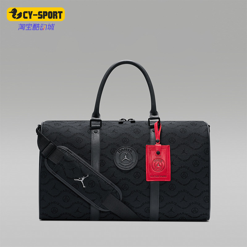 Nike/耐克正品JORDAN新款男煤黑红色旅经典休闲行李包IQ3208-060