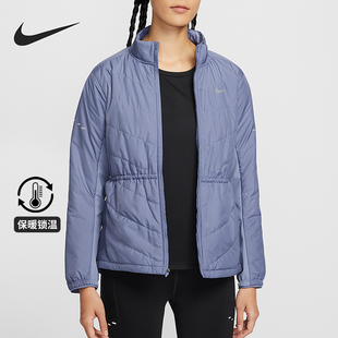 女士拼接立领跑步运动反光保暖棉服HV2745 冬季 499 耐克正品 Nike
