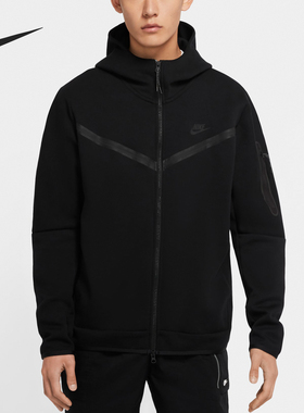 Nike/耐克正品新款休闲男士全长拉链时尚连帽开襟外套CU4489-010