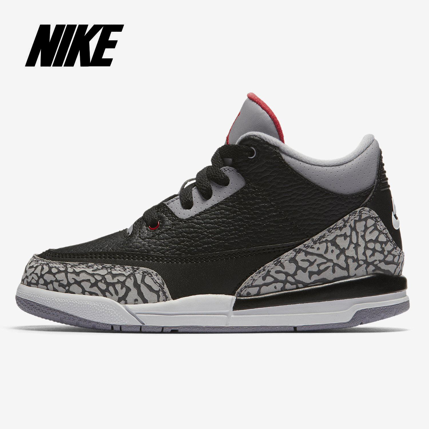 Nike/耐克正品当季新款Air Jordan 3 AJ3爆裂纹儿童篮球鞋 429487