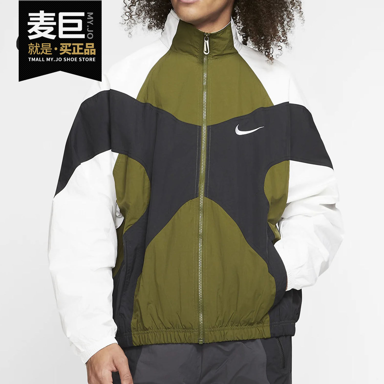nike/耐克正品2021春季新款 sportswear 男子休闲梭织夹克 bv5211