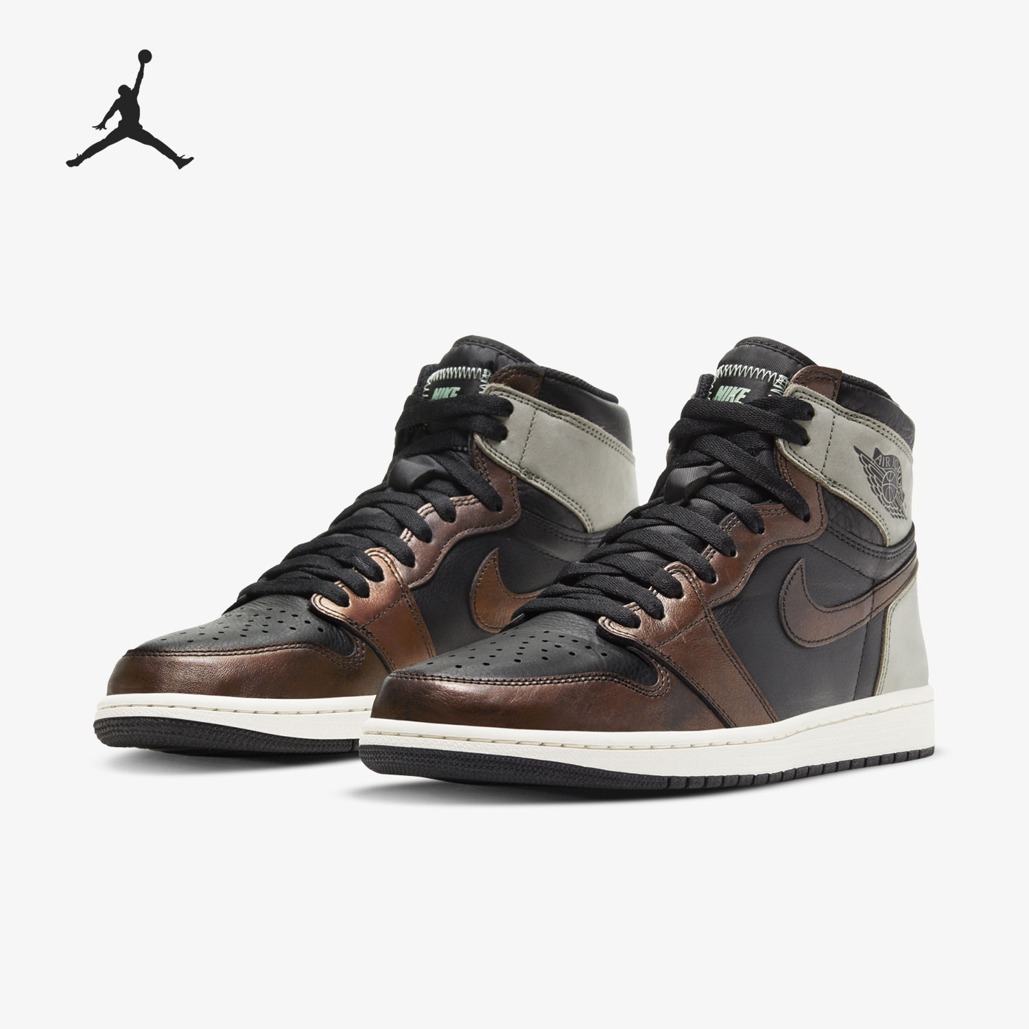 Nike/耐克正品 AIR JORDAN 1 男子同款高帮运动篮球鞋555088-033