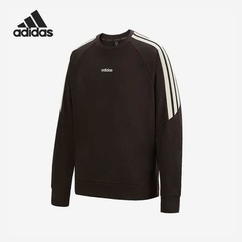 Adidas/阿迪达斯正品2025春夏款男士针织经典宽松保暖卫衣KC0295