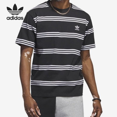 阿迪达斯男士透气短袖T恤
